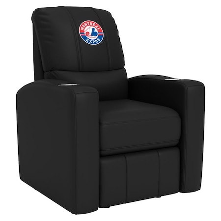Dreamseat Stealth Recliner with Montreal Expos Cooperstown Logo XZ52082CDSMHTBLK-PSCOOP0120